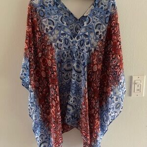 Vince Camuto kimono top lagenlook boho Sz S/M​​